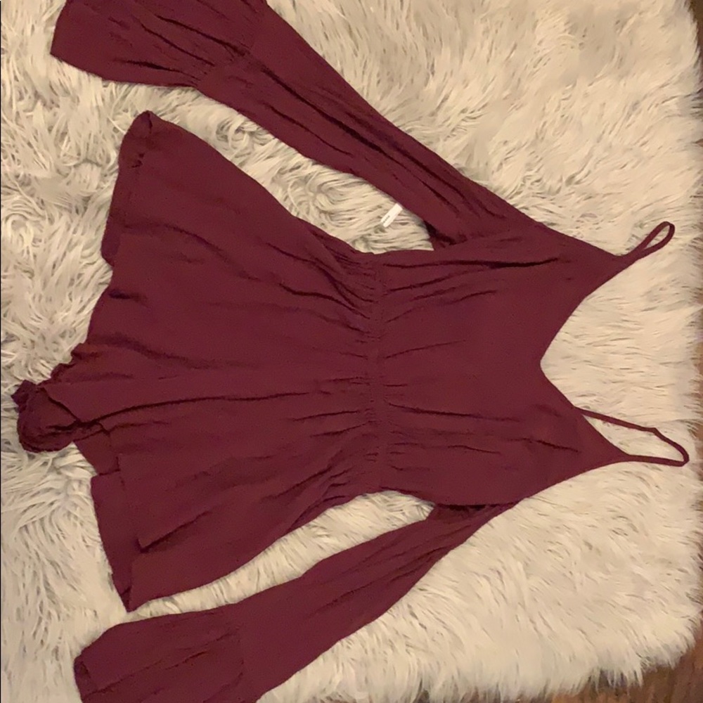 Open shoulder Romper